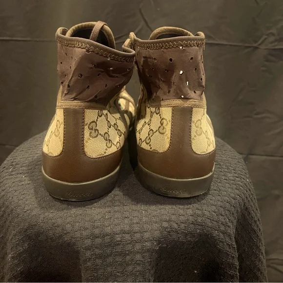Gucci California Striped High Top (Beige Ebony) - Picture 4 of 5